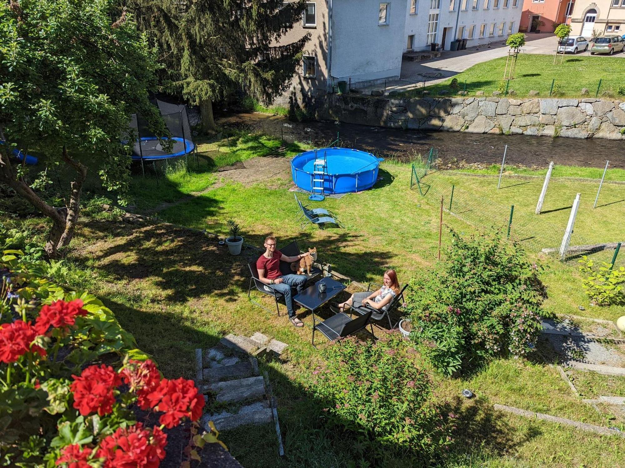 F2 - Urlaubsmagie Sauna, Whirlpool, Pool & Garten ゼーブニッツ エクステリア 写真